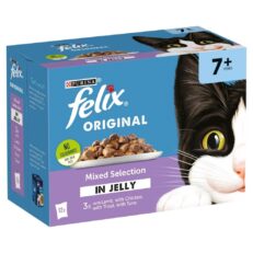 2c46e56982335032e3d6a4dac1ba5729ee2ef838 1 231x231 - Felix Original Senior 7+ Mixed in Jelly Pouches 4 x 12 x 100g
