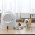 Semi-Automatic Litter Box With Odor Filter