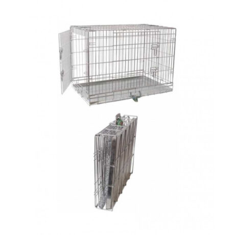WIRE CAGE 2-DOOR GALVANIZED NR 5 121X76X89 CM
