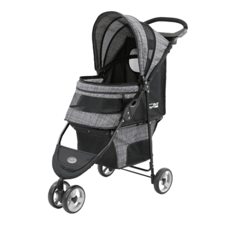 Innopet® Avenue Dog & Cat Pram With Rain Cover | Blended Grey