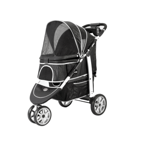 Innopet® Monaco Pet Pram With Rain Cover | Black