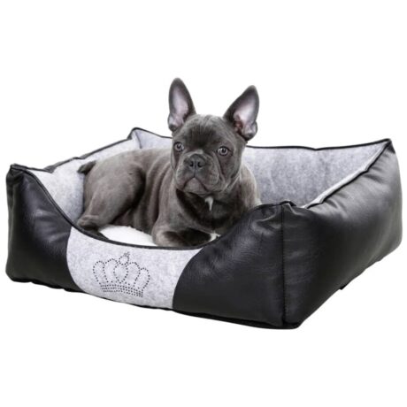 Kerbl Dog Bed Chiara 42×32 cm Grey and Black