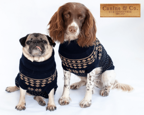 The Rascal Cableknit DogJumper SD1 (Navy)