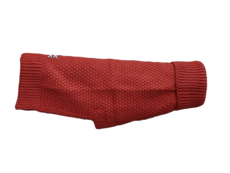 The Rascal Cableknit DogJumper SD1 (Burnt Orange)