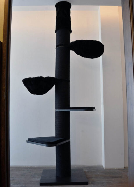Maine Coon Cat Tree Tower BLACKLINE