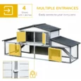 PetPalace Deluxe Mansion Hutch 193 x 78 x 115cm