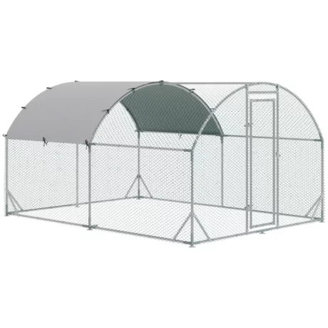 Pet Palace Galvanized Walk In Coop 2.8 x 3.8 x 2m