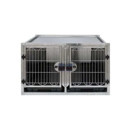 Premium Stainless Steel Waiting Cage – Medium