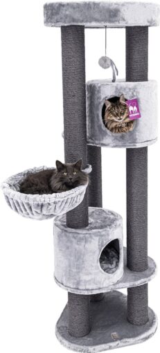 The CHARLOTTE CAT TREE Grey- 180 CM – XL