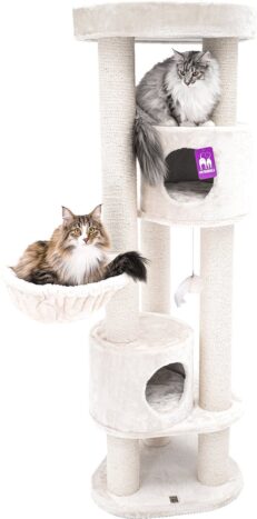 The CHARLOTTE CAT TREE CREAM- 180 CM – XL