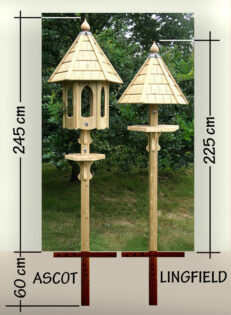BOTH TABLES DIMS 1 231x315 - ASCOTE  Bird Table