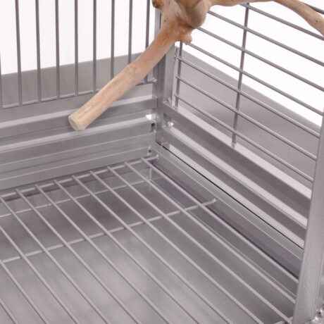 K33021 Hacienda Dome Platinum von Montana Cages 7 600x600@2x 460x460 - Parrot Cage Hacienda Dome - Platinum