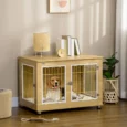 The Tia Dog Cage (Oak Tone)