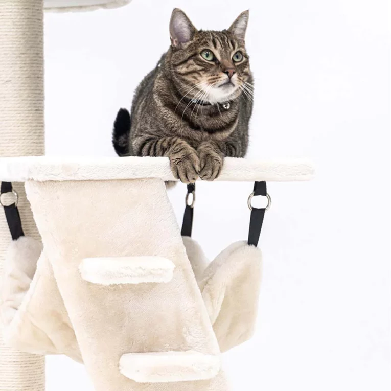 The Anya 89cm Cat Tree (Cream)