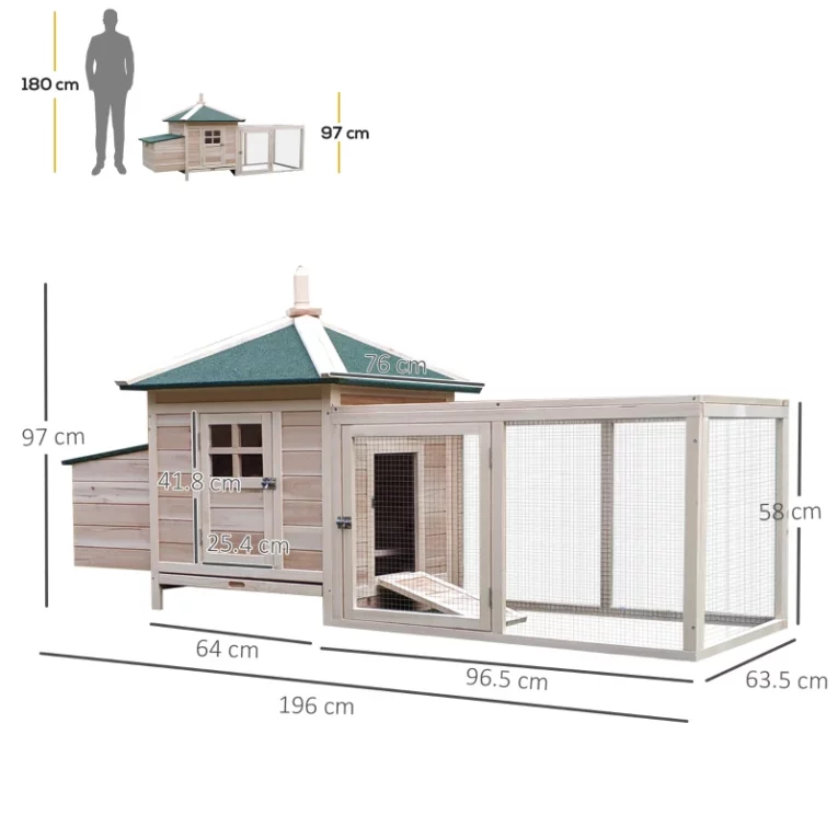 Savanna Coop Paradise (Brown, Natural Wood)