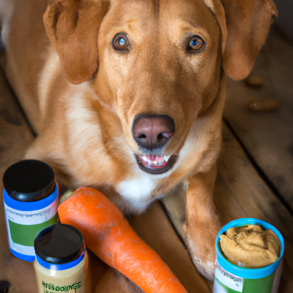 a smiling dog with a jar of peanut butte 1024x1024 23255050 - Is Peanut Butter Good for Dogs? A Guide to Peanut Butter Safety and Benefits for Canine Companions