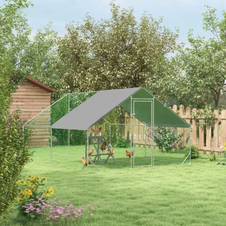 Chicken Run with Activity Shelf – 3 × 4m