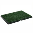 Dog Toilet Training Tray with Two Grass Mats – 76cm