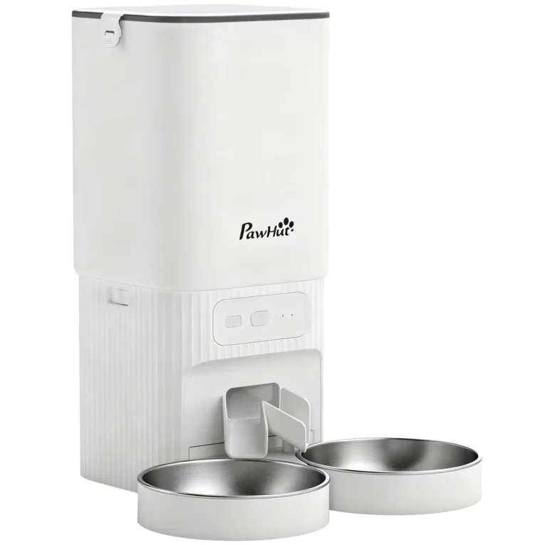 Automatic Cat Feeder 7L WiFi Timer Voice – White