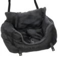 Padded Dog Car Seat with Washable Cover – Black, 58cm