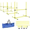 Dog Agility Training Set Adjustable Outdoor – Yellow