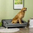 Dog Sofa Water-Resistant Fabric Medium and Large – Grey