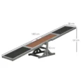 Wooden Dog Agility Seesaw – Grey, 180cm