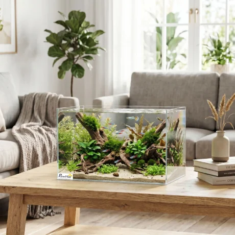 24L Glass Aquarium with Base Mat &ndash; 40cm &ndash; detail 2
