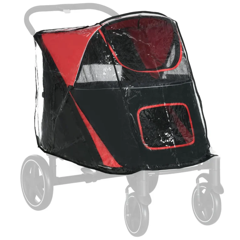 Clear Pet Stroller Rain Cover with Rear Access – Selected Models Clear Pet Stroller Rain Cover with Rear Access – Selected Models