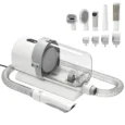 Dog Grooming Kit 2.5L Vacuum Clipper Low Noise 65dB – White, Grey