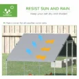 Chicken Run with Activity Shelf – 3 × 6m