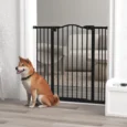 Pressure Fit Dog Gate Auto Close 74-100cm – Black