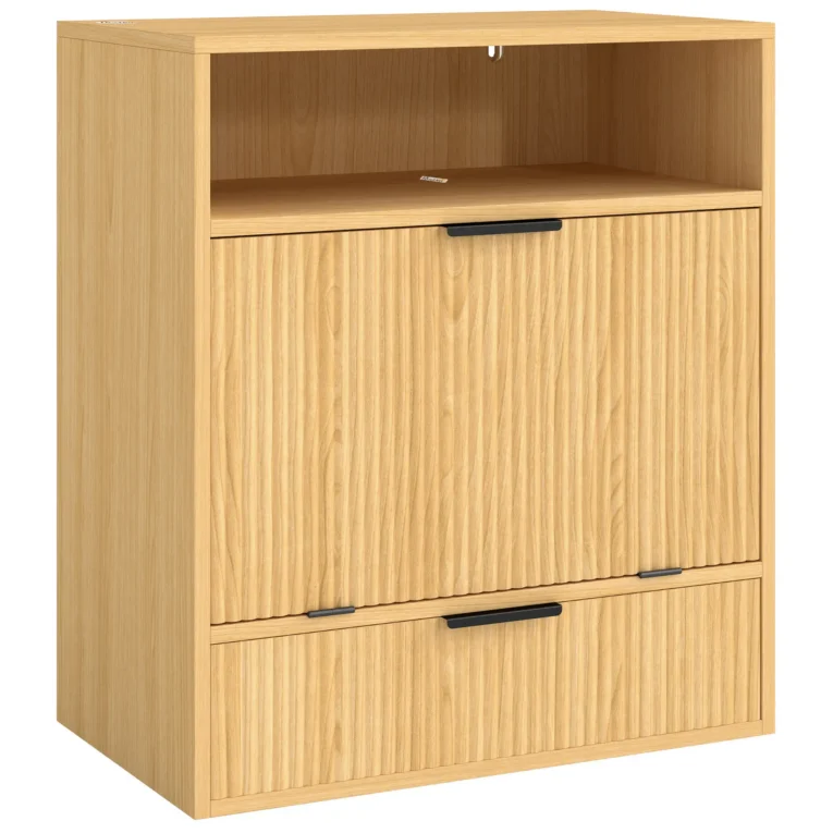 Pet Feeder Station Tilt-Out Cabinet Storage – Oak Pet Feeder Station Tilt-Out Cabinet Storage – Oak