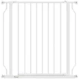 Adjustable Walk-Through Dog Gate – White, 75–85cm