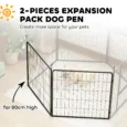 Dog playpen 80L x 80W x 1.5Dcm – Grey