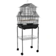 Metal Bird Cage with Swing 50.5x40x63cm – Black