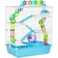 Hamster Cage 59L x 36W x 69H cm – Light Blue and white