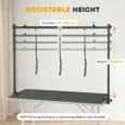 Adjustable H-Frame Dog Grooming Arm – Black