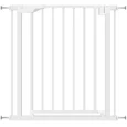 Pressure-Fit Pet Gate with Two-Way Door – White, 76–81cm