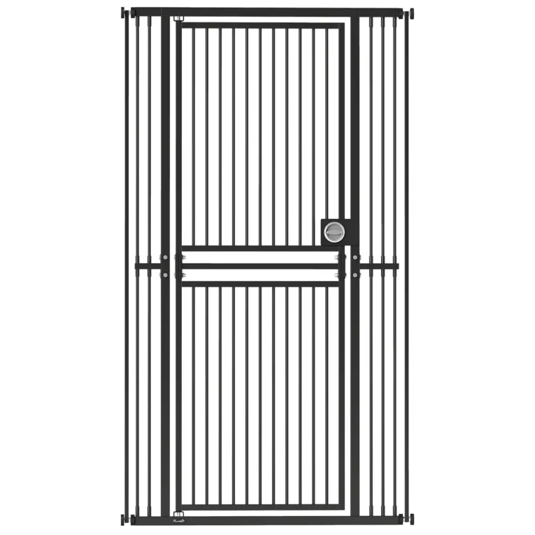 Extra Tall Pet Gate 180cm Adjustable Pressure Fit – Black Extra Tall Pet Gate 180cm Adjustable Pressure Fit – Black