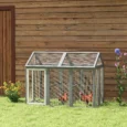 Chicken Coop 140 x 88.5 x 106cm – Grey
