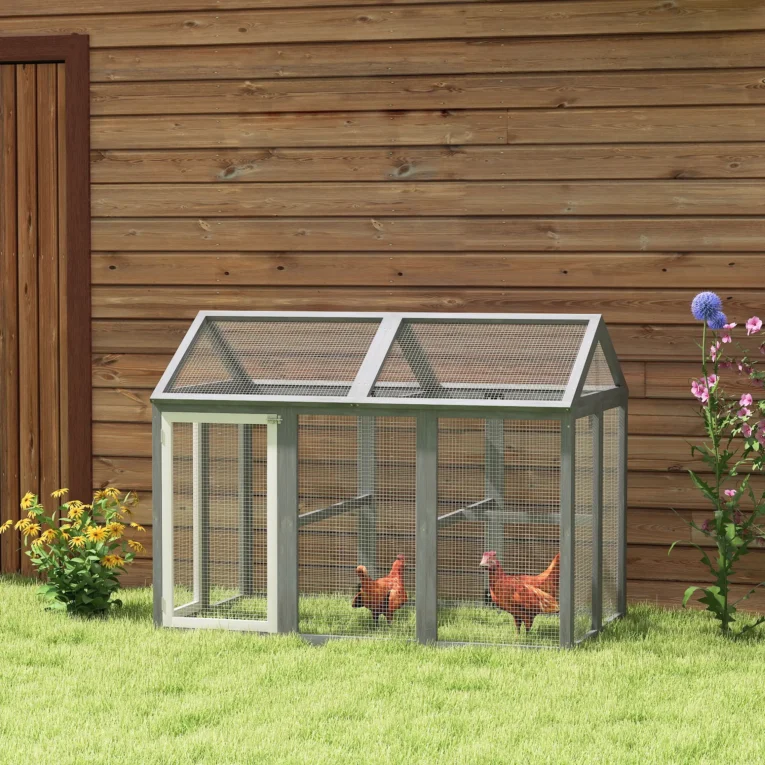 Chicken Coop 140 x 88.5 x 106cm – Grey