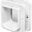 Cat Mate Elite Microchip Cat Flap with Timer – White