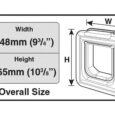 Cat Mate Elite Super Selective Cat Flap – White