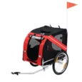 Bicycle Pet Trailer Steel Frame – Red and Black