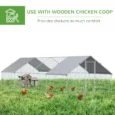 Walk-In Poultry Run with Covered Section – 3 × 8m