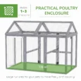 Chicken Coop 140 x 88.5 x 106cm – Grey