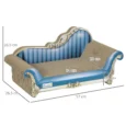 Cardboard Cat Scratching Lounger with Catnip – Blue, 57cm