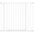 Adjustable Walk-Through Dog Gate – White, 75–95cm