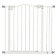 Adjustable Dog Gate – White, 78cm High, 74–87cm